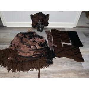 CATS BROADWAY MUSICAL COSPLAY BROWN BLACK TABBY CAT COSTUME WOMENS L